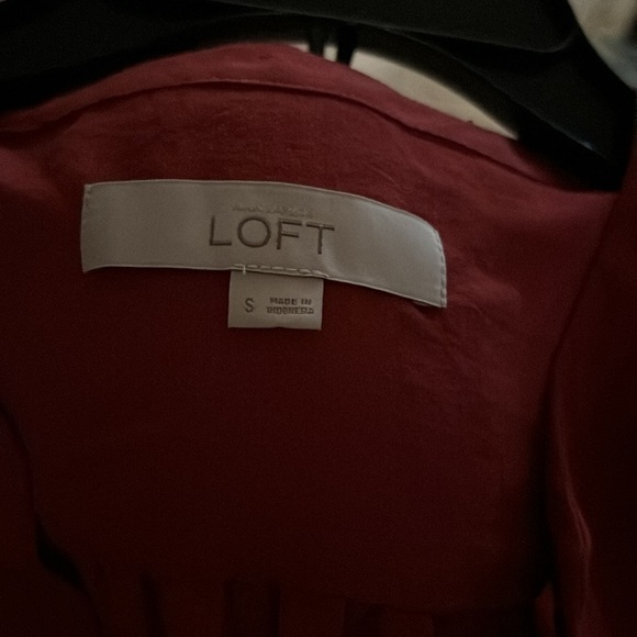 LOFT top women silk blouse size S - Picture 5 of 5